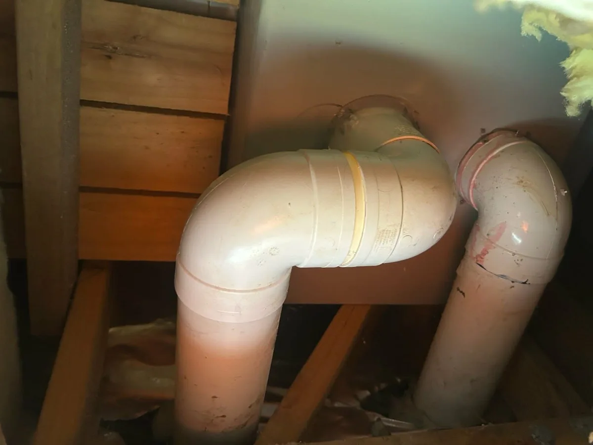 Bathroom leak repair